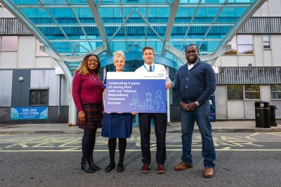 South Tyneside and Sunderland NHS Foundation Trust’s Tobacco Dependency Treatment Team celebrates three years of supporting patients to live smoke‑free.